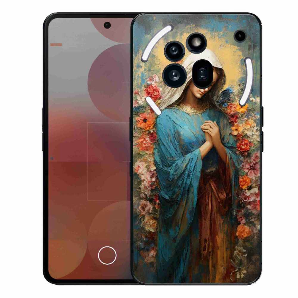 Zselés borító mmCase a Nothing Phone (3a) Pro készülékhez - szent asszony