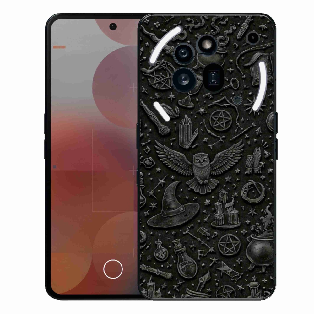 Zselés borítás mmCase a Nothing Phone (3a) Pro készülékhez - sötét varázslatos világ