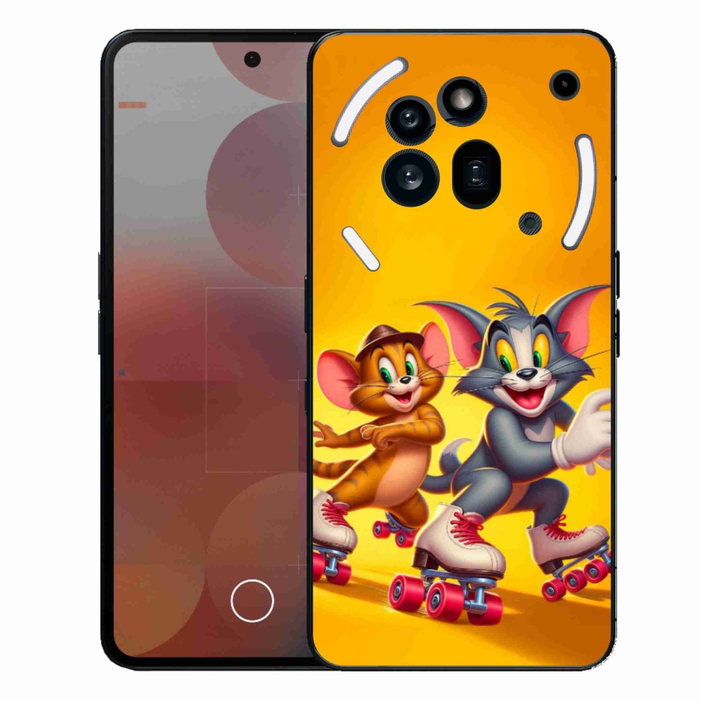 Zselés borítás mmCase a Nothing Phone (3a) Pro készülékhez - tom and jerry