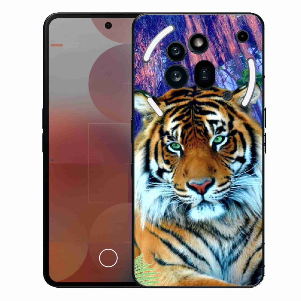 Zselés borítás mmCase a Nothing Phone (3a) Pro készülékhez - tigris