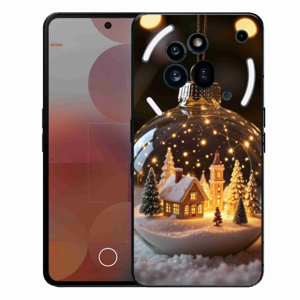 Zselés borítás mmCase a Nothing Phone (3a) Pro készülékhez - Karácsonyi gömb 3