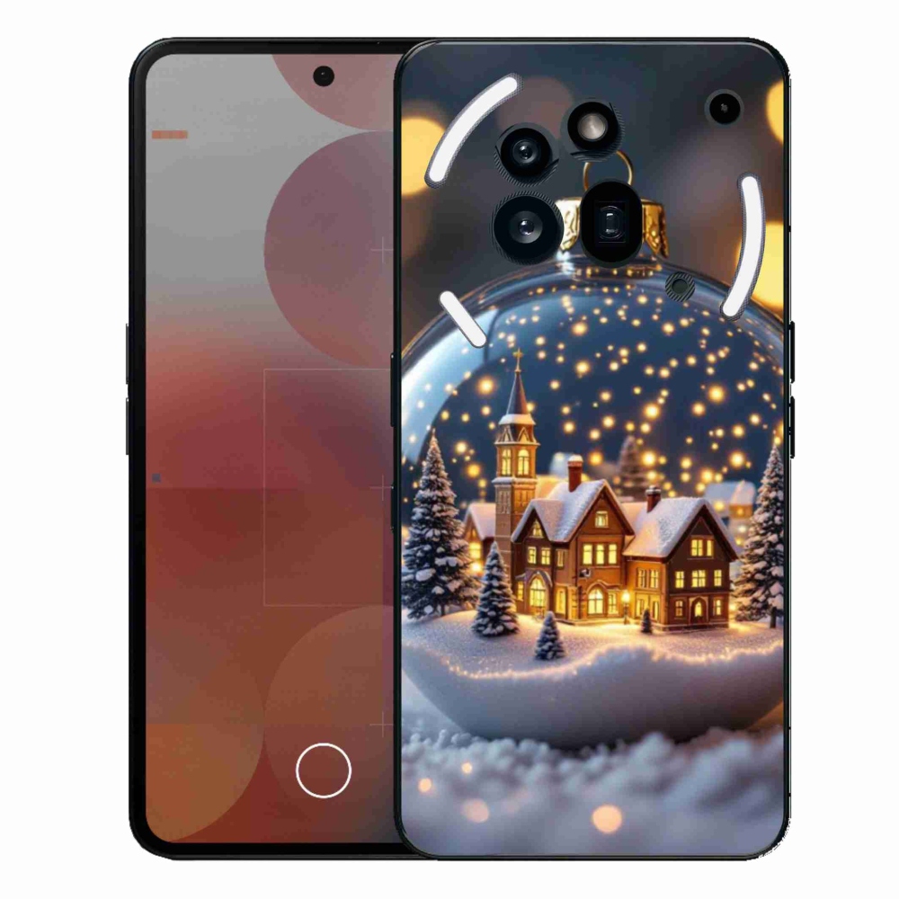 Gél borító mmCase a Nothing Phone (3a) Pro készülékhez - Karácsonyi gömb 4