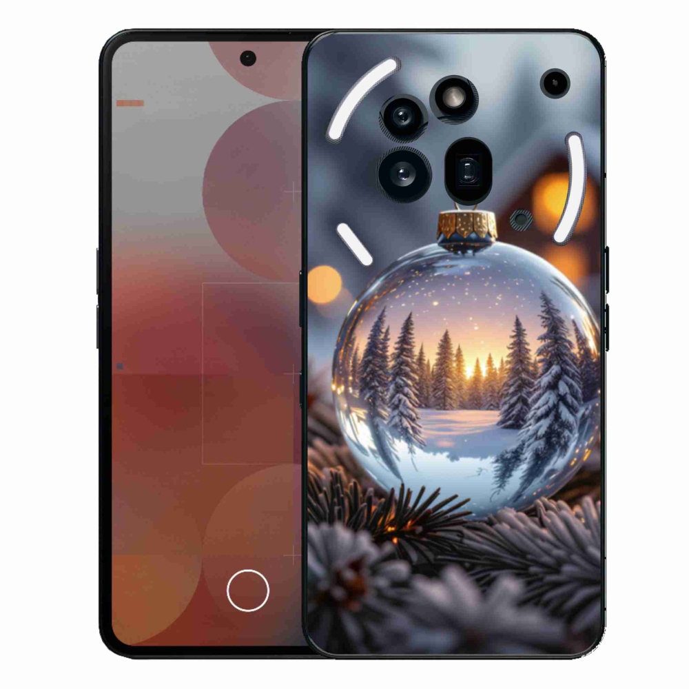 Zselés borítás mmCase a Nothing Phone (3a) Pro készülékhez - karácsonyi dekoráció
