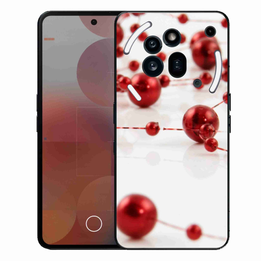 Zselés borítás mmCase a Nothing Phone (3a) Pro készülékhez - Karácsonyi lánc