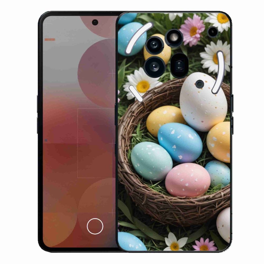 Zselés borítás mmCase a Nothing Phone (3a) Pro készülékhez - Húsvéti tojások 2