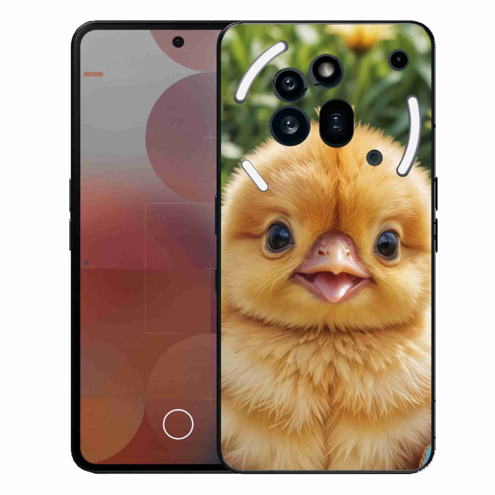 Zselés borító mmCase a Nothing Phone (3a) Pro készülékhez - boldog csaj
