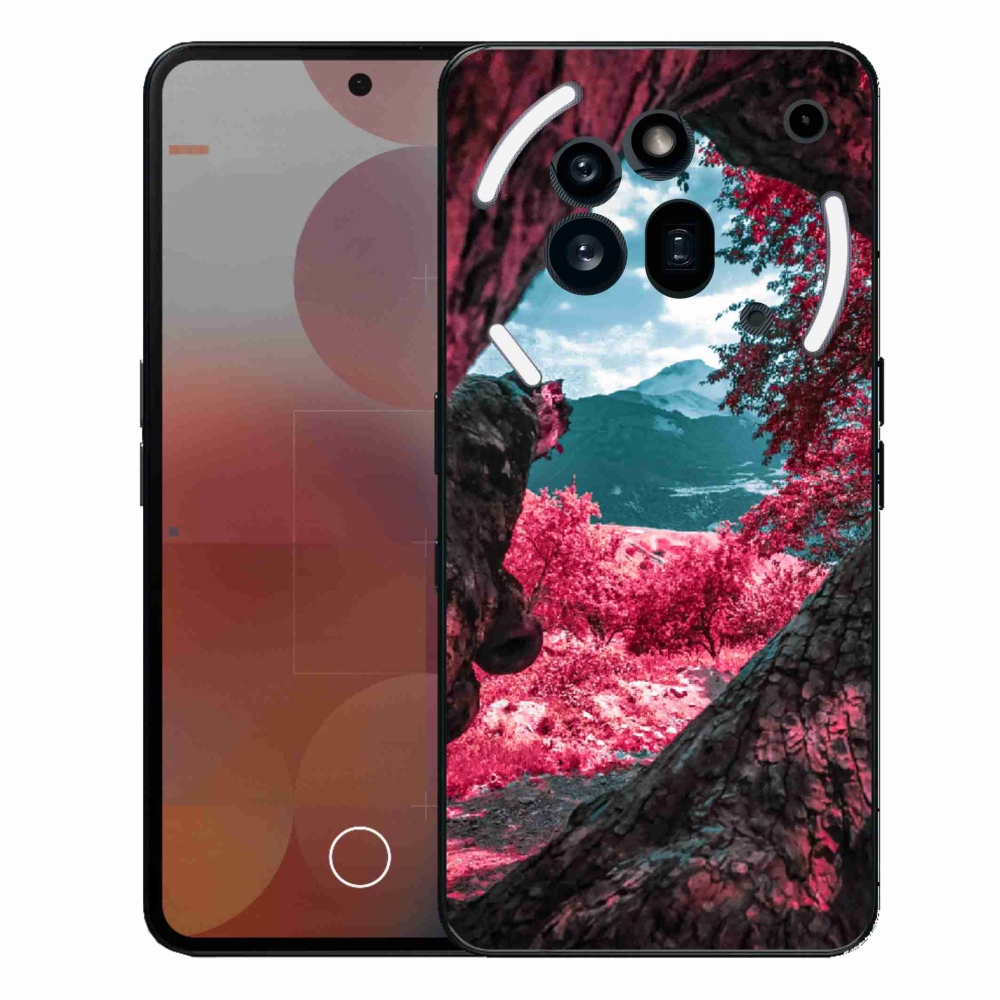 Zselés borítás mmCase a Nothing Phone (3a) Pro készülékhez - hegyi kilátás