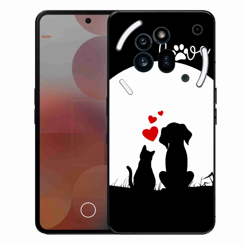 Zselés borító mmCase a Nothing Phone (3a) Pro készülékhez - állatszerelem