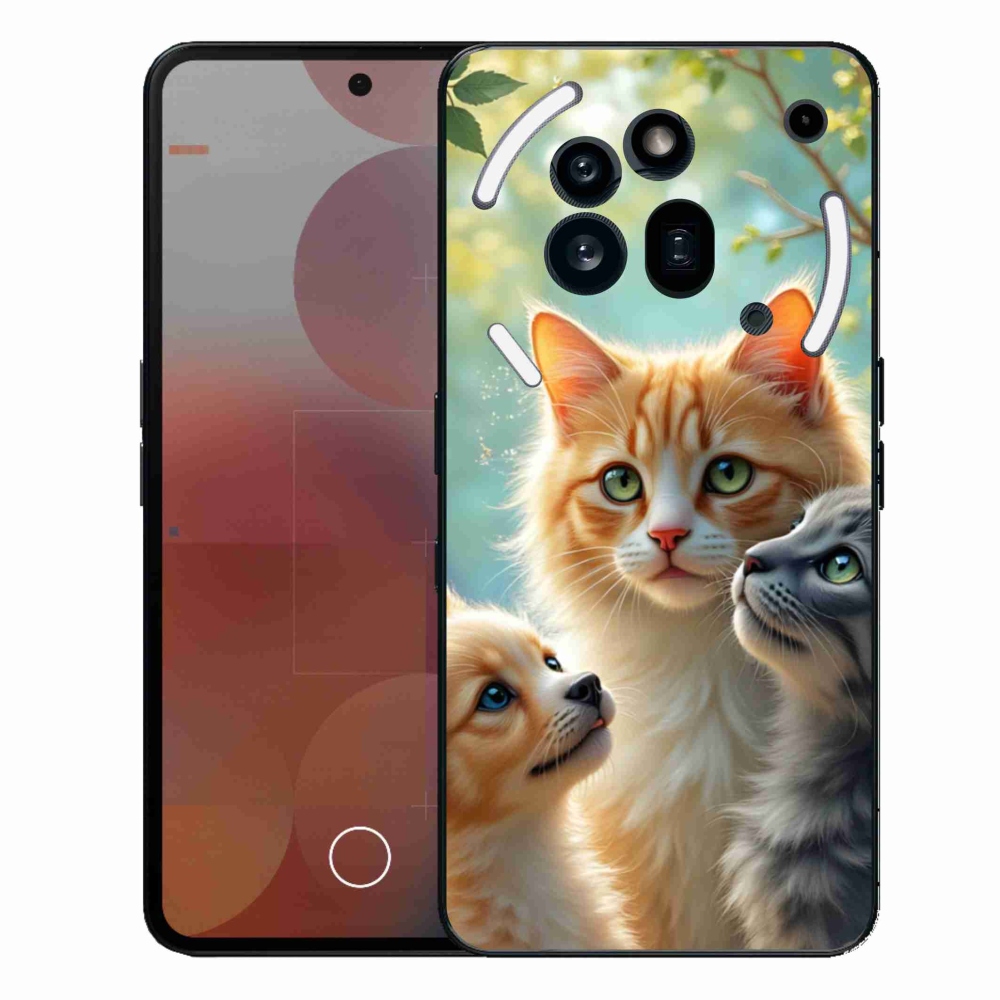 Gél borító mmCase a Nothing Phone (3a) Pro készülékhez - Állati barátság 2