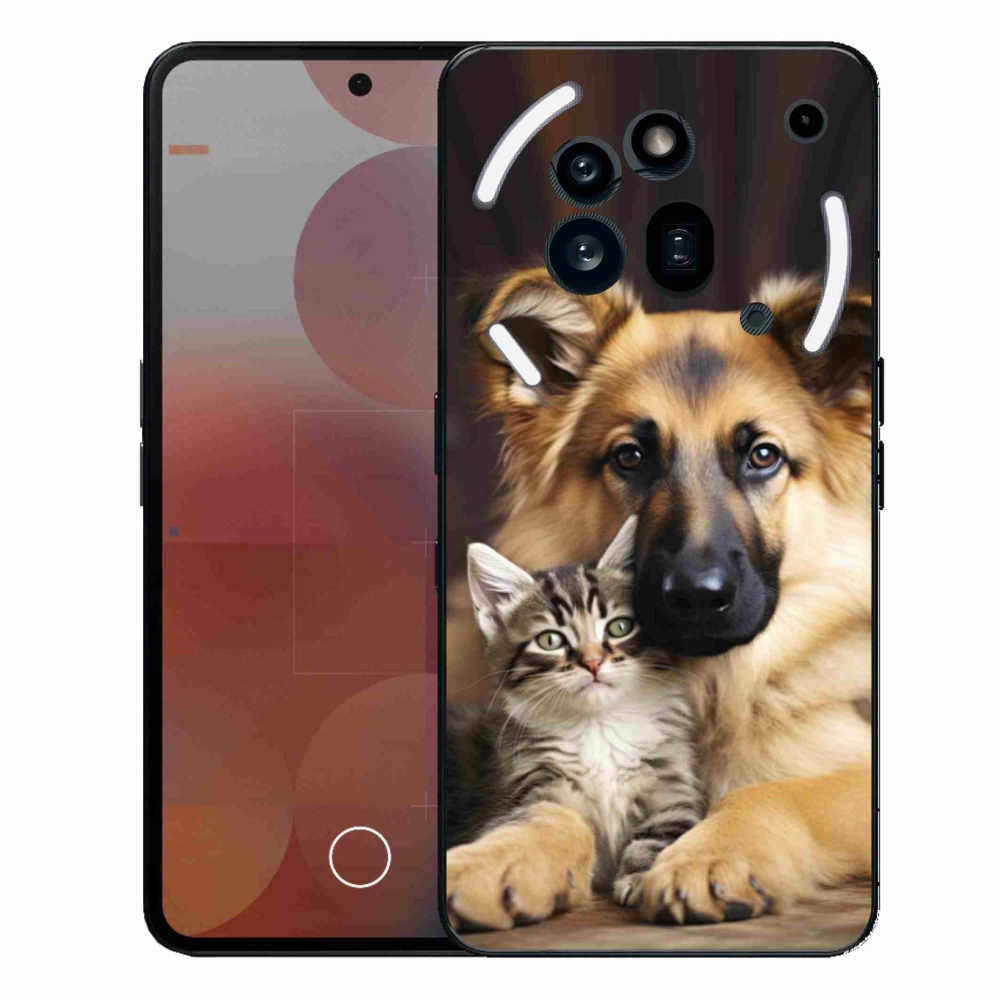 Gél borító mmCase a Semmi telefon (3a) Pro - Állati barátság