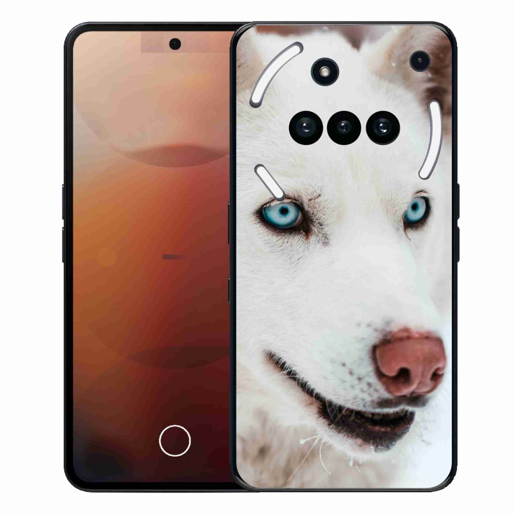 Zselés borítás mmCase a Nothing Phone-hoz (3a) - kutyaszemmel nézve