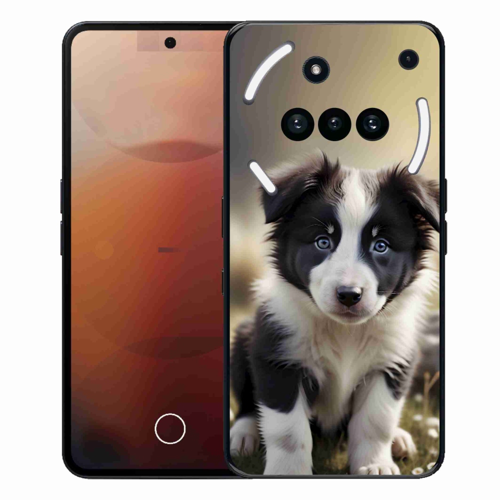 Zselés borító mmCase a Semmi telefonhoz (3a) - aranyos border collie