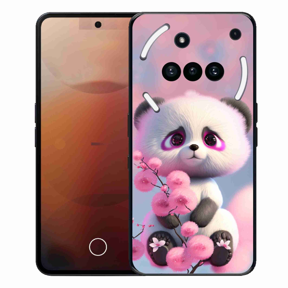 Gél borító mmCase a Nothing Phone (3a) - aranyos panda 1