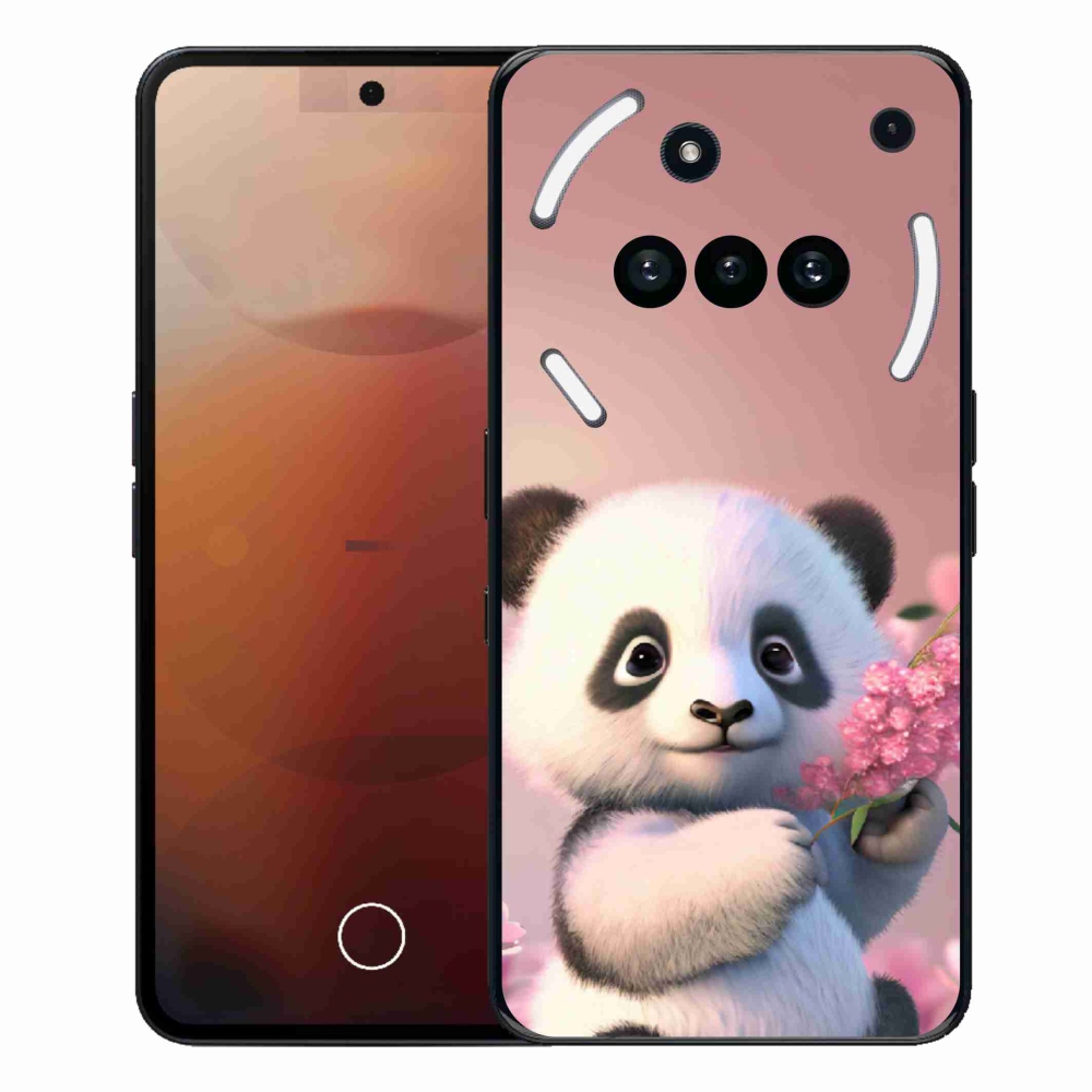 Zselés borítás mmCase a Nothing Phone (3a) - aranyos panda