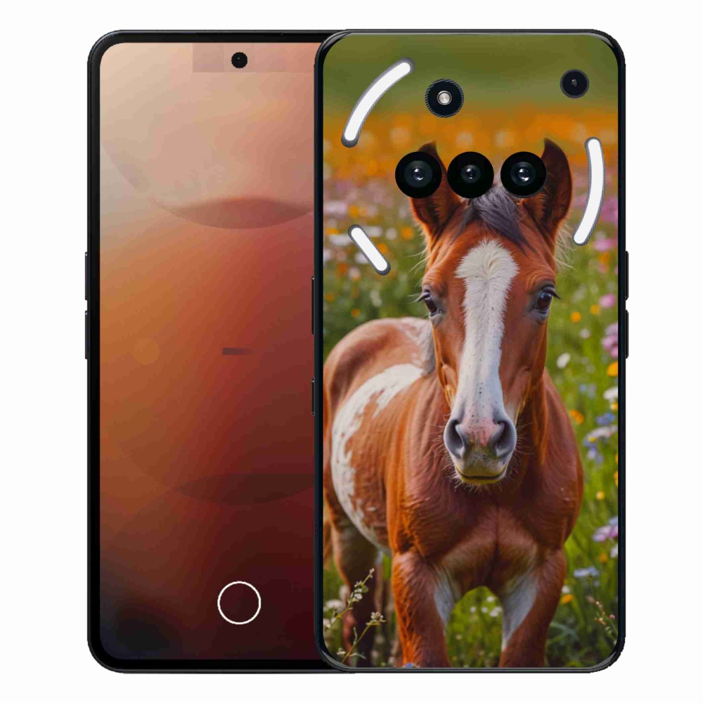 Zselés borítás mmCase a Nothing Phone-hoz (3a) - aranyos csikó