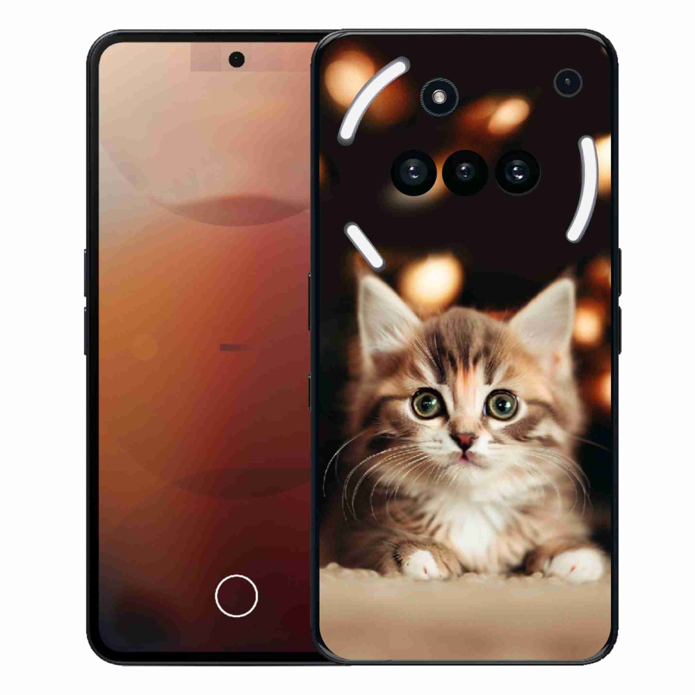 Zselés borító mmCase a Semmi telefonhoz (3a) - aranyos cica 2
