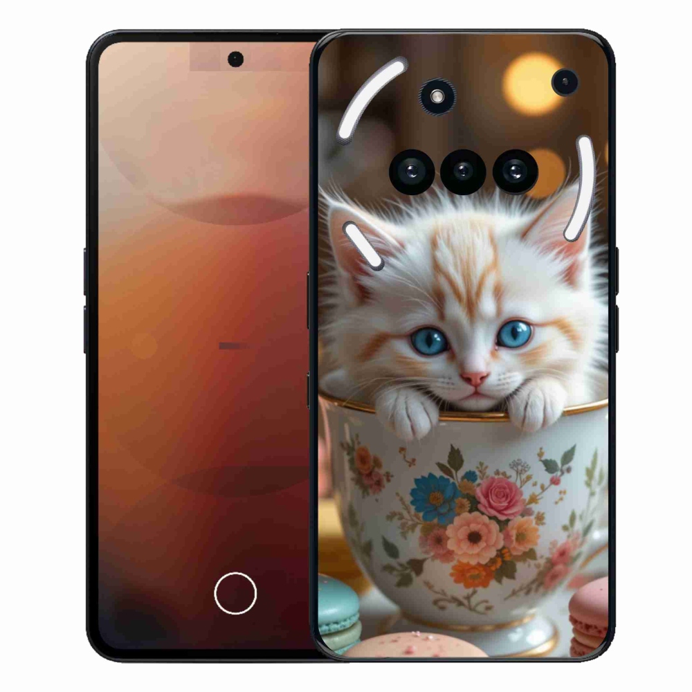 Zselés borító mmCase a Nothing telefonhoz (3a) - cuki cica 6