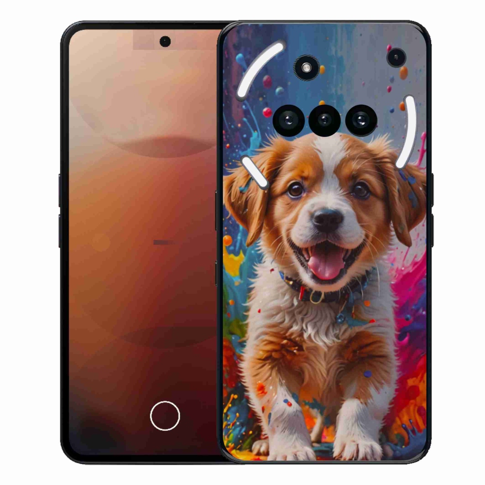 Gél borító mmCase a Semmi telefonhoz (3a) - aranyos kiskutya 3