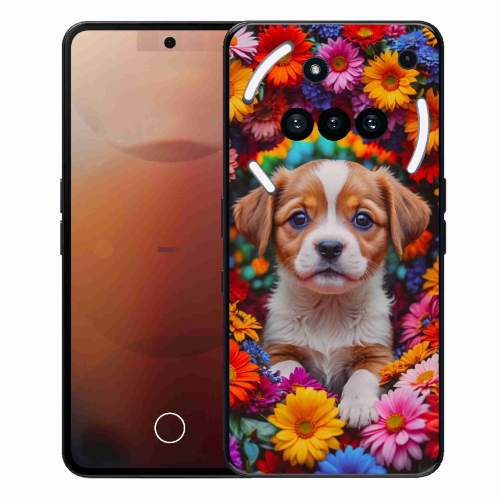 Zselés borítás mmCase a Nothing Phone (3a) - aranyos kiskutya