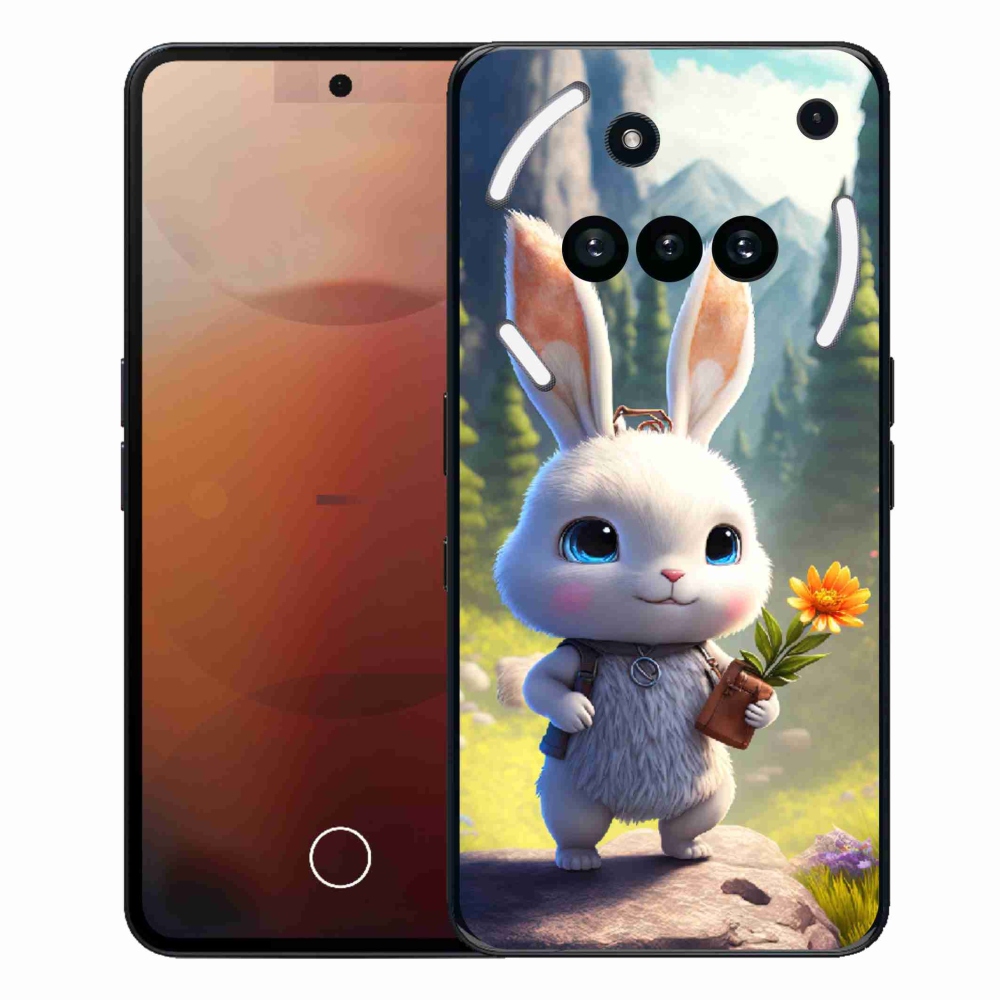 Zselés borítás mmCase a Nothing Phone-hoz (3a) - aranyos nyuszi