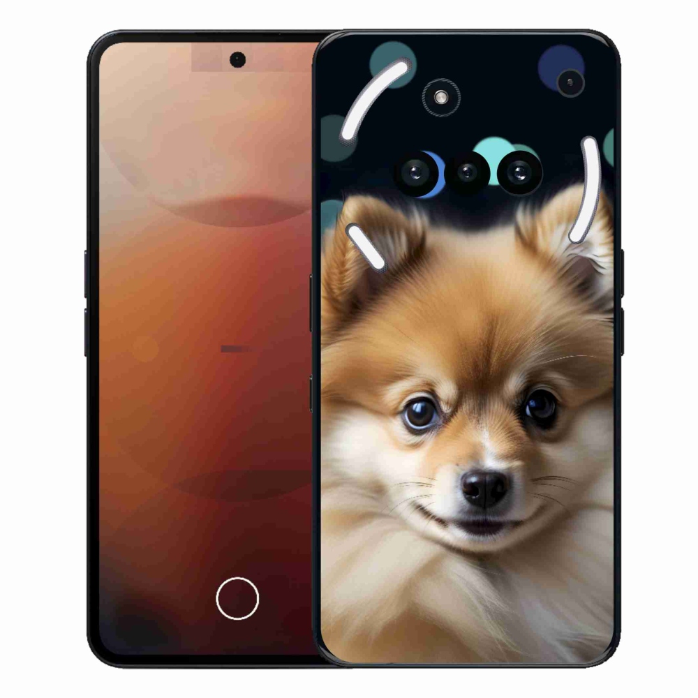 Zselés borító mmCase a Semmi telefonhoz (3a) - aranyos pomerániai