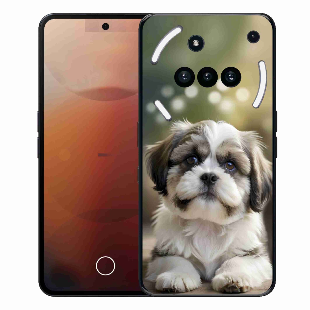 Zselés borítás mmCase a Semmi telefonhoz (3a) - aranyos shih-tzu