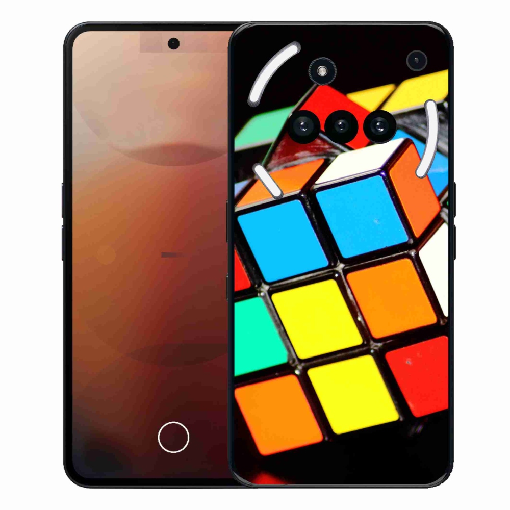 Zselés borító mmCase a Semmi telefonhoz (3a) - Rubik-kocka