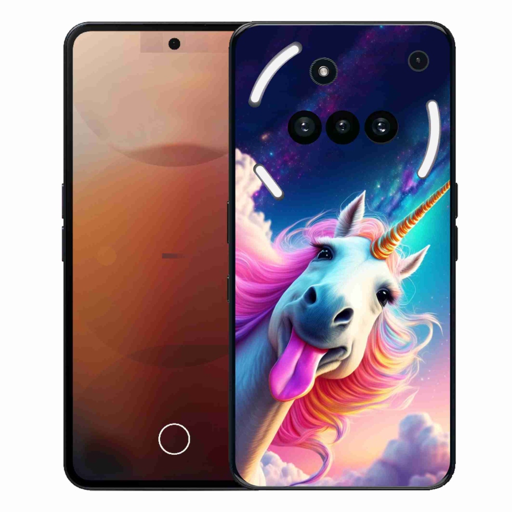 Zselés borító mmCase a Nothing Phone (3a) - őrült egyszarvúhoz