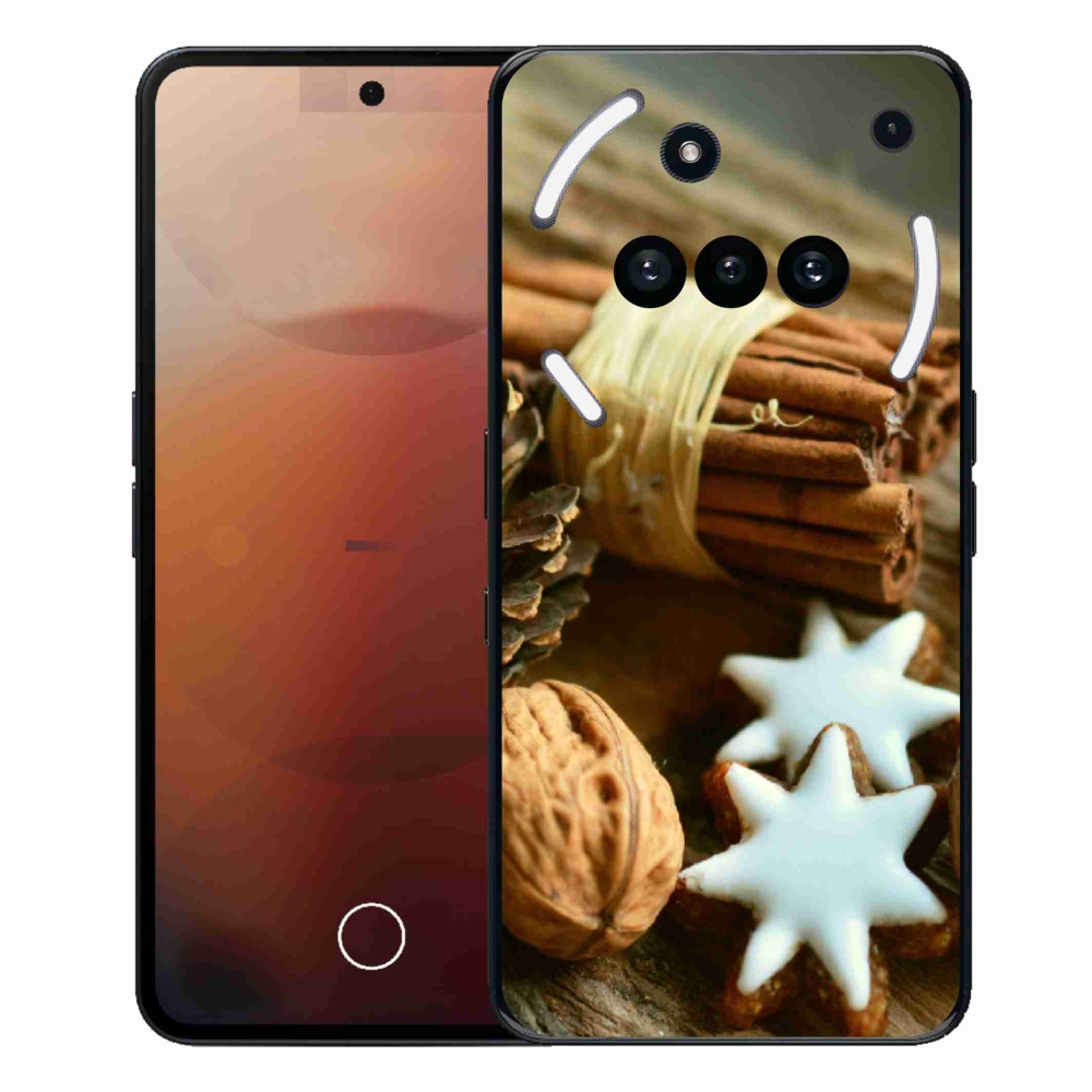 Zselés borítás mmCase a Nothing Phone (3a) készülékhez - fahéj és mézeskalács