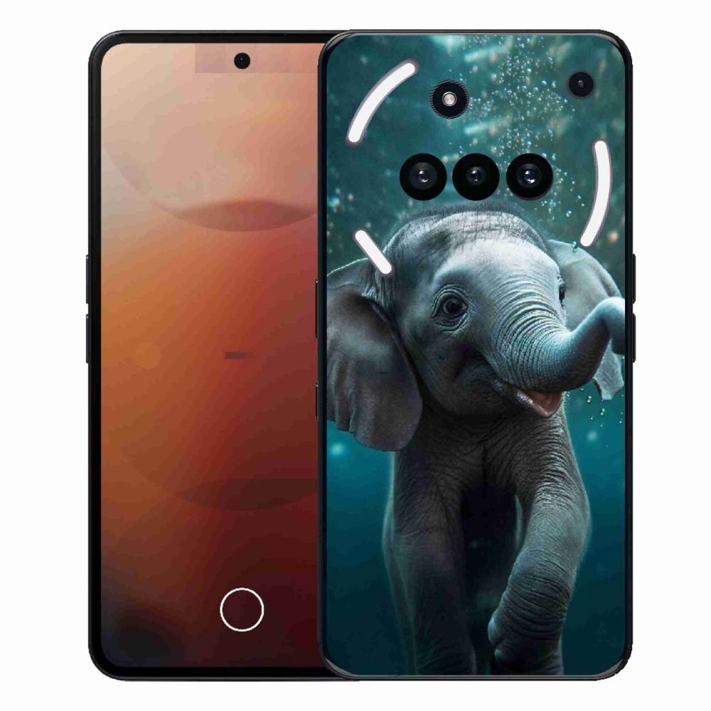 Zselés borítás mmCase for Nothing Phone (3a) - elefánt a víz alatt