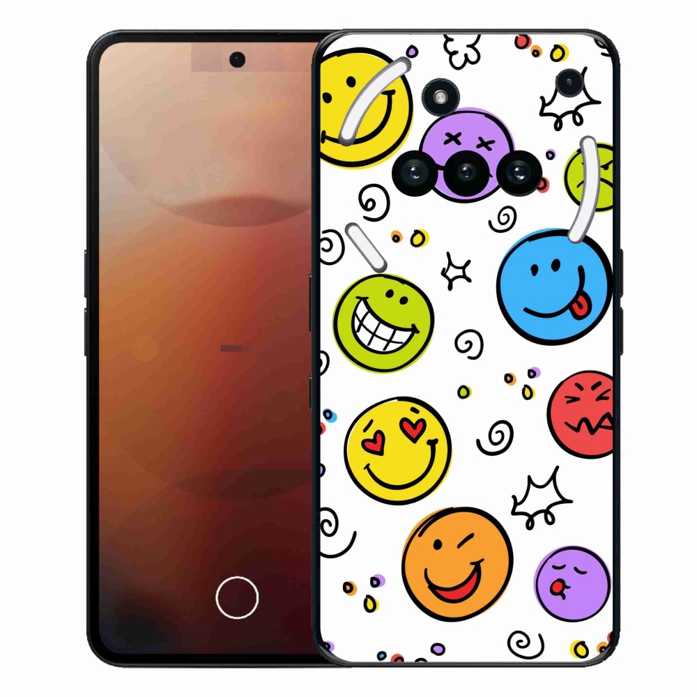 Zselés borító mmCase a Nothing telefonhoz (3a) - smiley-k
