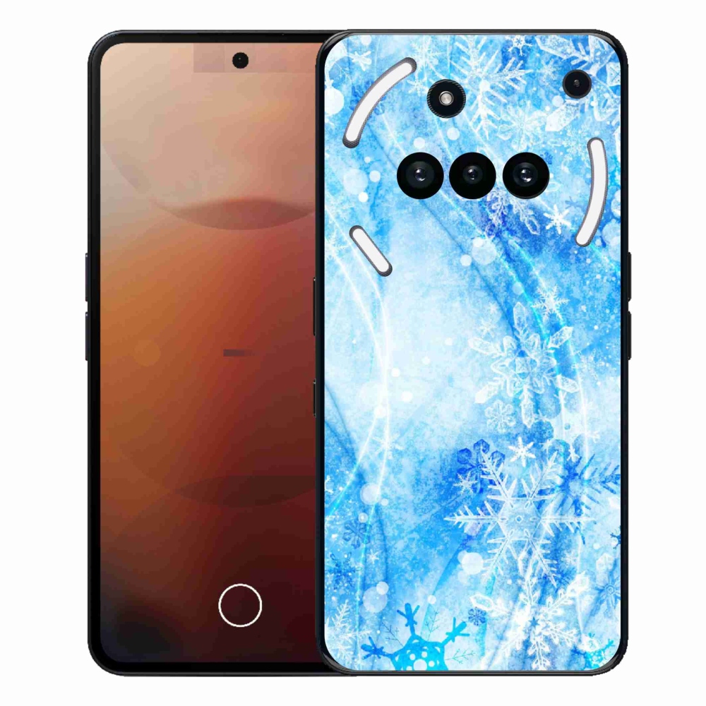 Zselés borító mmCase a Nothing Phone-hoz (3a) - hópelyhek
