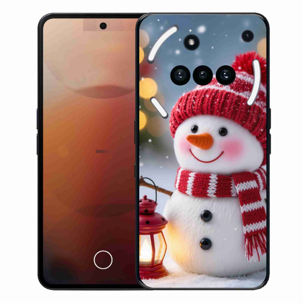 Zselés borítás mmCase a Nothing Phone-hoz (3a) - hóember 2