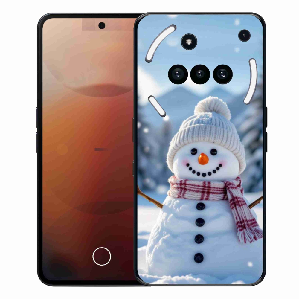Zselés borítás mmCase a Nothing Phone (3a) - hóember 3