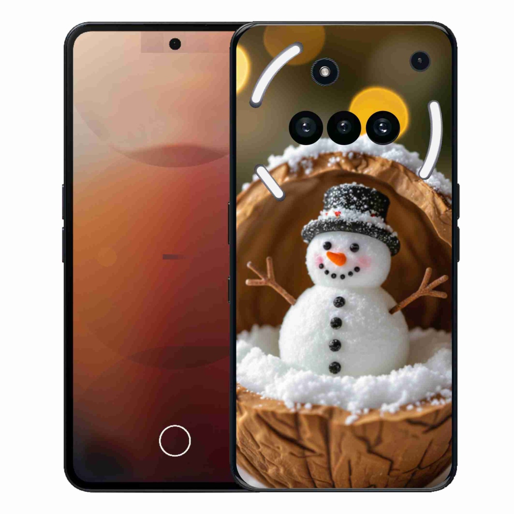 Zselés borítás mmCase a Nothing Phone-hoz (3a) - hóember 4