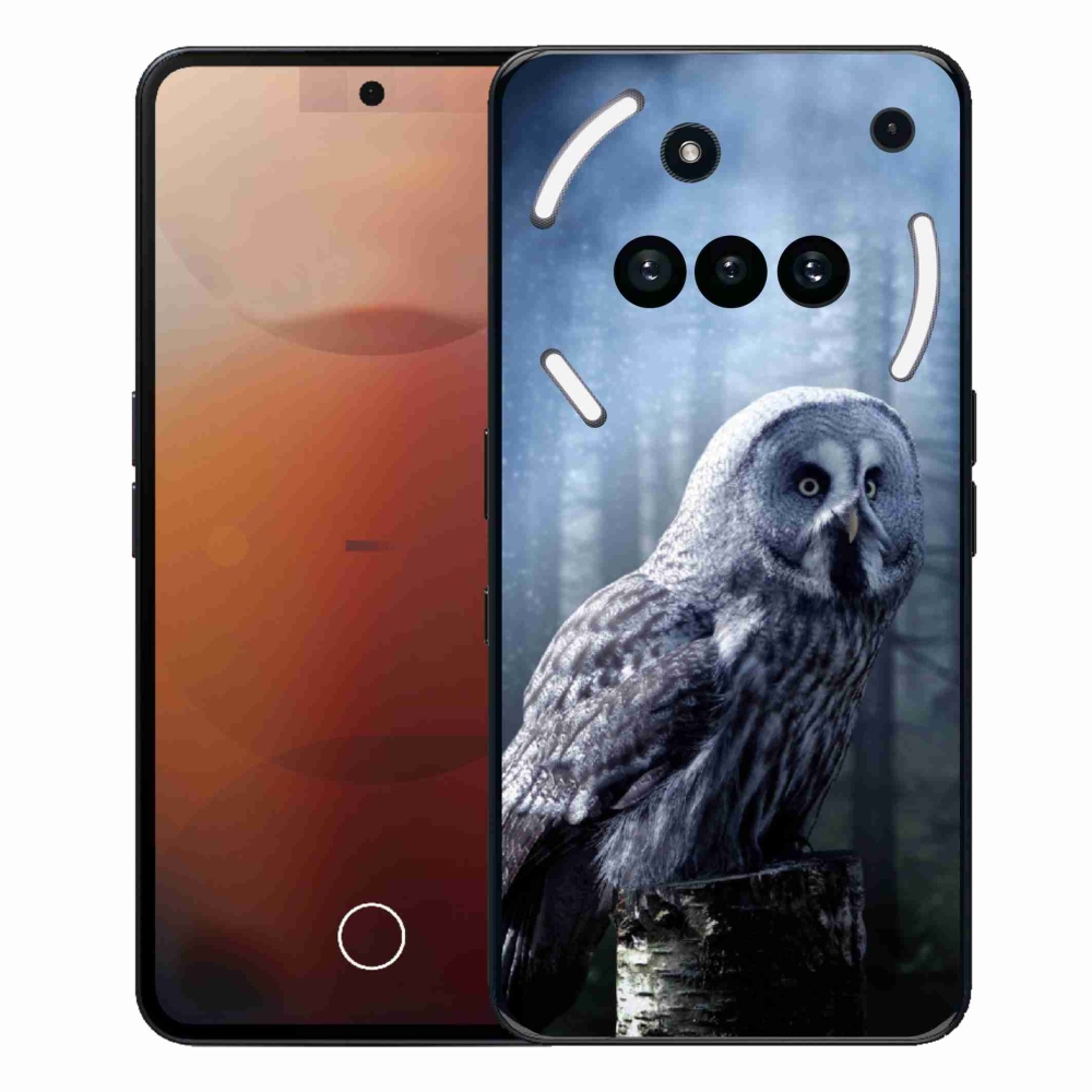 Zselés tok mmCase a Nothing Phone-hoz (3a) - bagoly
