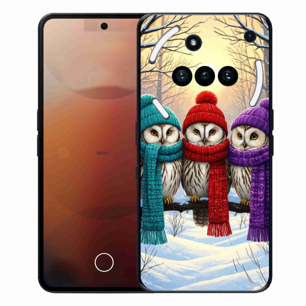 Zselés borítás mmCase a Nothing Phone-hoz (3a) - bagolybarátok