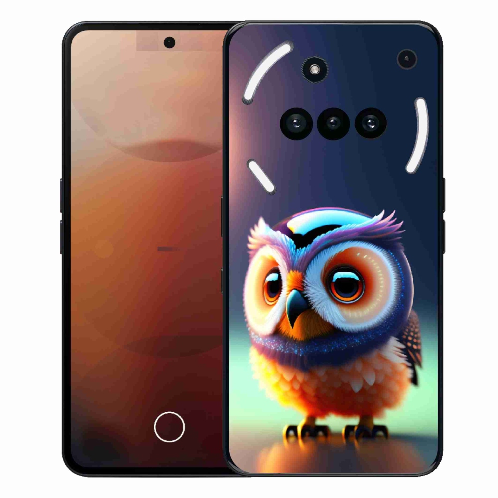 Zselés tok mmCase a Nothing Phone-hoz (3a) - bagoly