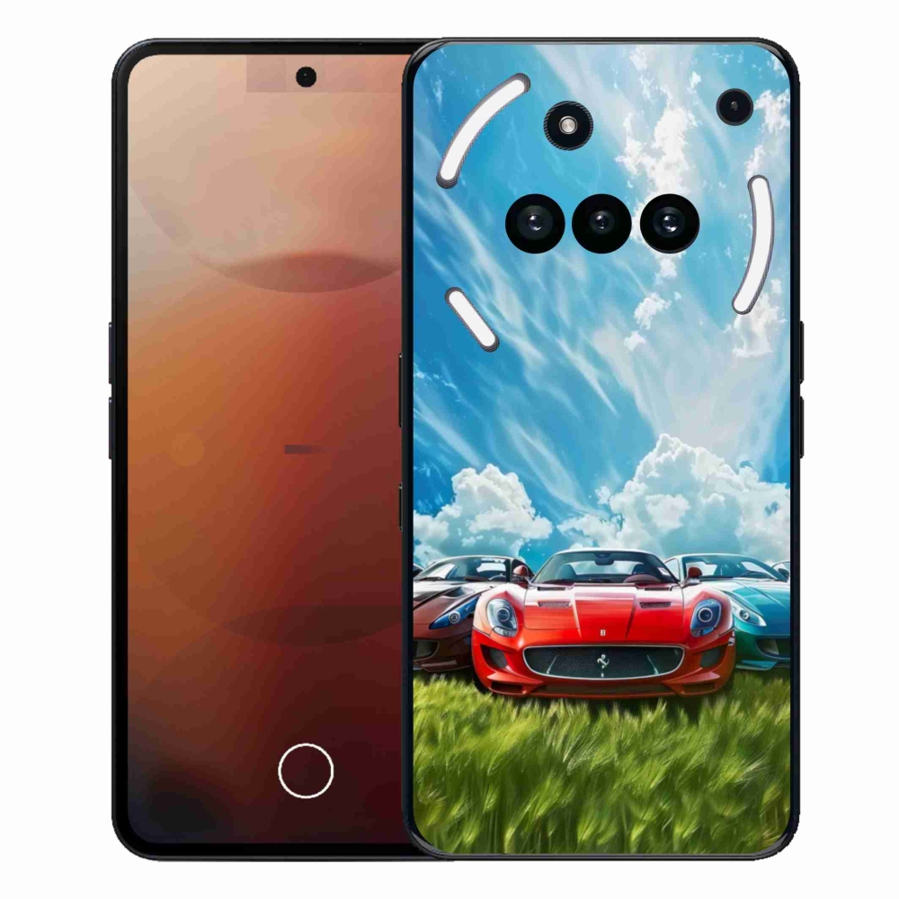Zselés borítás mmCase a Nothing Phone (3a) - sportkocsikhoz
