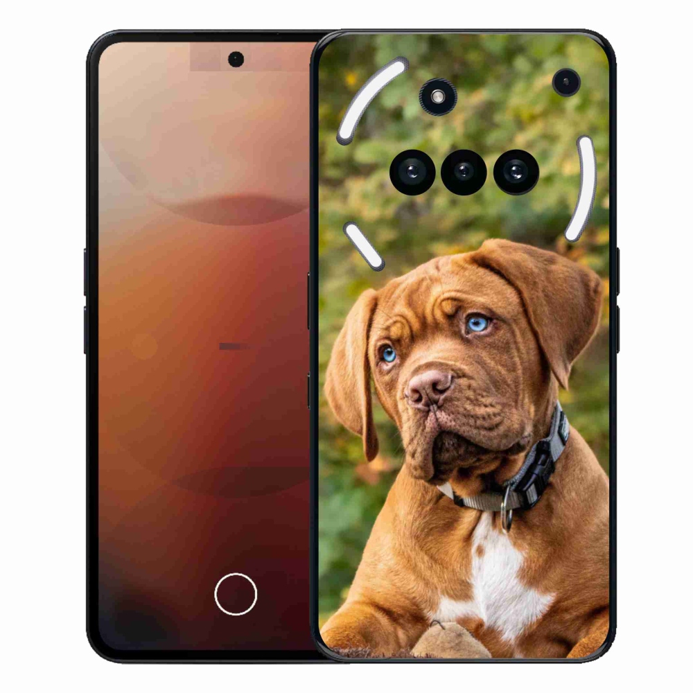 Zselés borítás mmCase a Nothing Phone-hoz (3a) - kölyökkutyakék