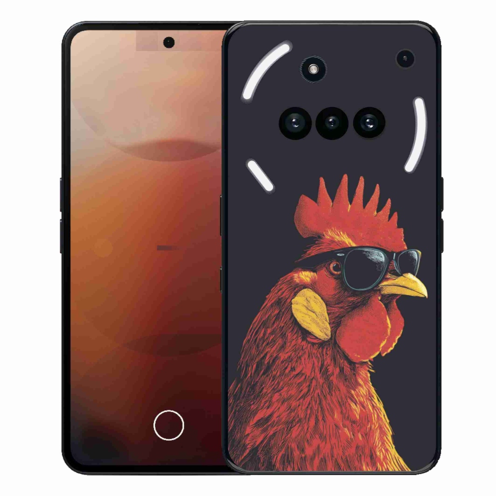 Zselés borítás mmCase a Nothing Phone (3a) - stílusos kakas