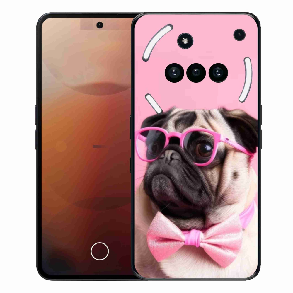 Zselés borítás mmCase a Nothing Phone (3a) - stílusos mopsz