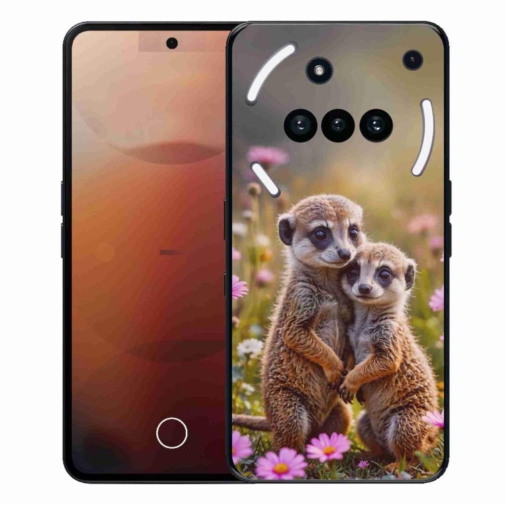 Zselés borítás mmCase a Nothing Phone (3a) - suricate duo