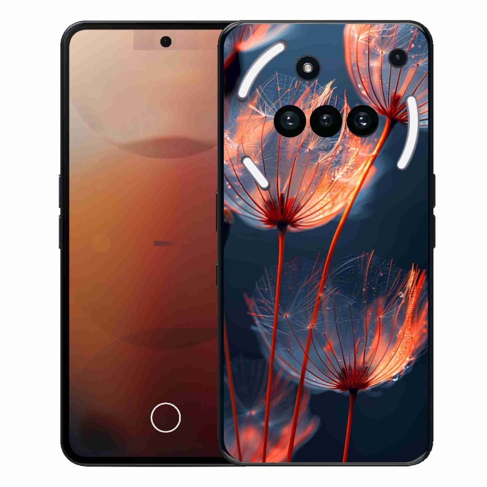 Zselés borító mmCase a Nothing Phone-hoz (3a) - világító pehely