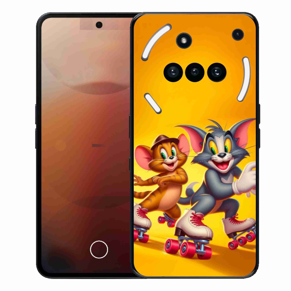 Zselés borító mmCase a Nothing Phone (3a) - tom and jerry