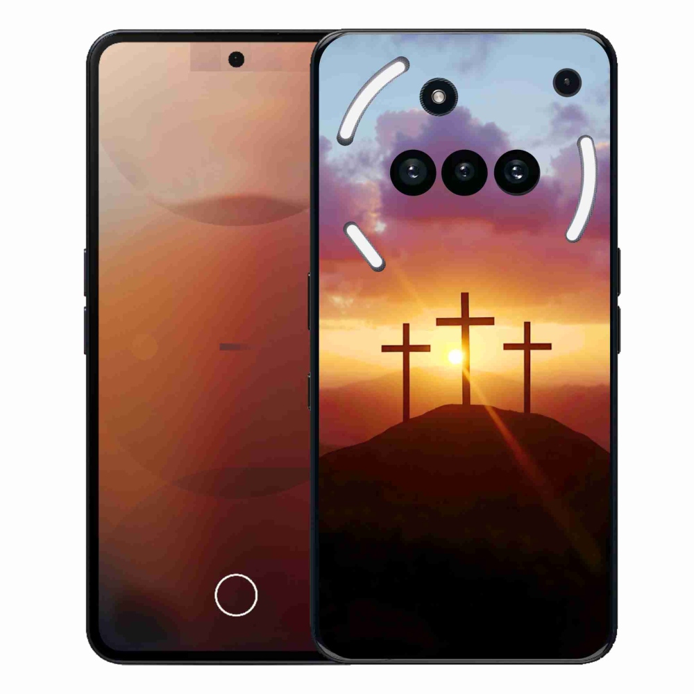Zselés borítás mmCase for Nothing Phone (3a) - három kereszt