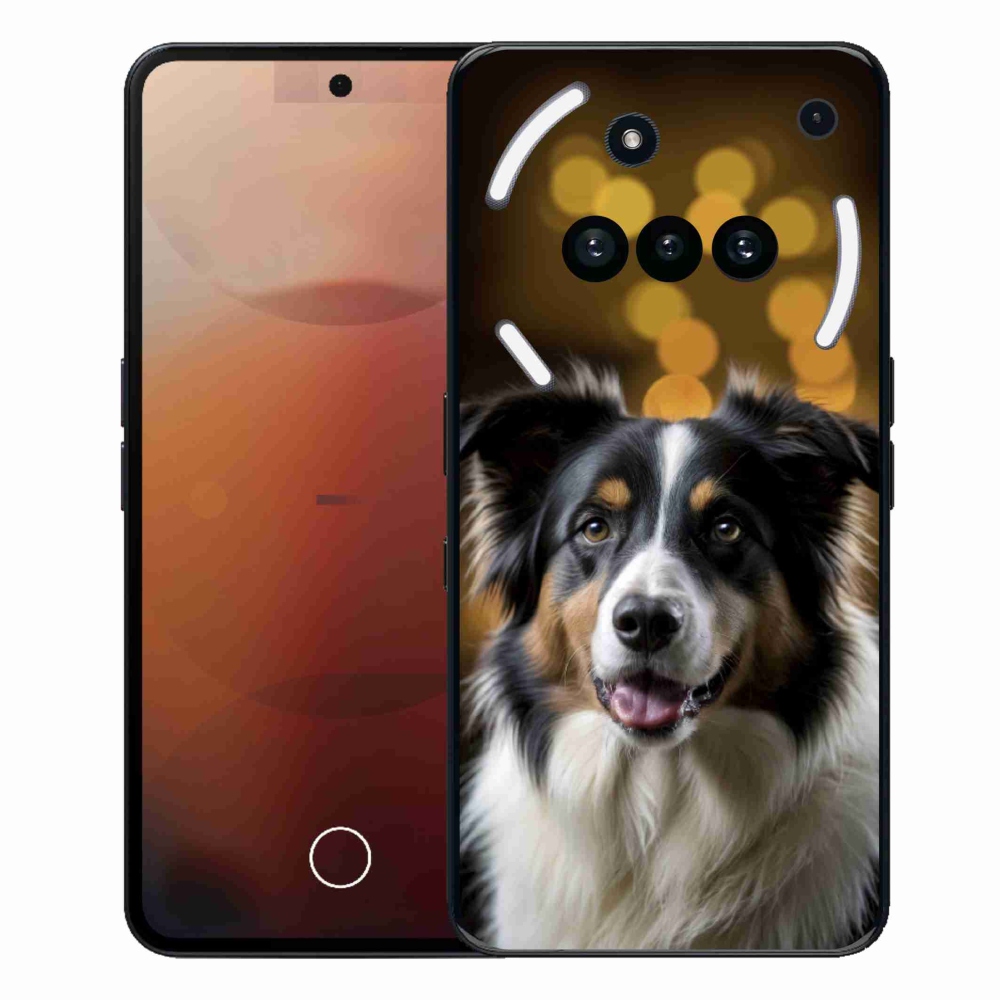 Zselés borítás mmCase for Nothing Phone (3a) - mosolygós ausztrál juhászkutya