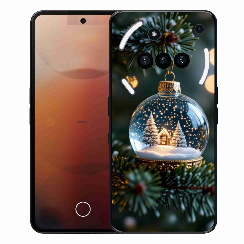 Zselés borítás mmCase for Nothing Phone (3a) - Karácsonyi gömb 2