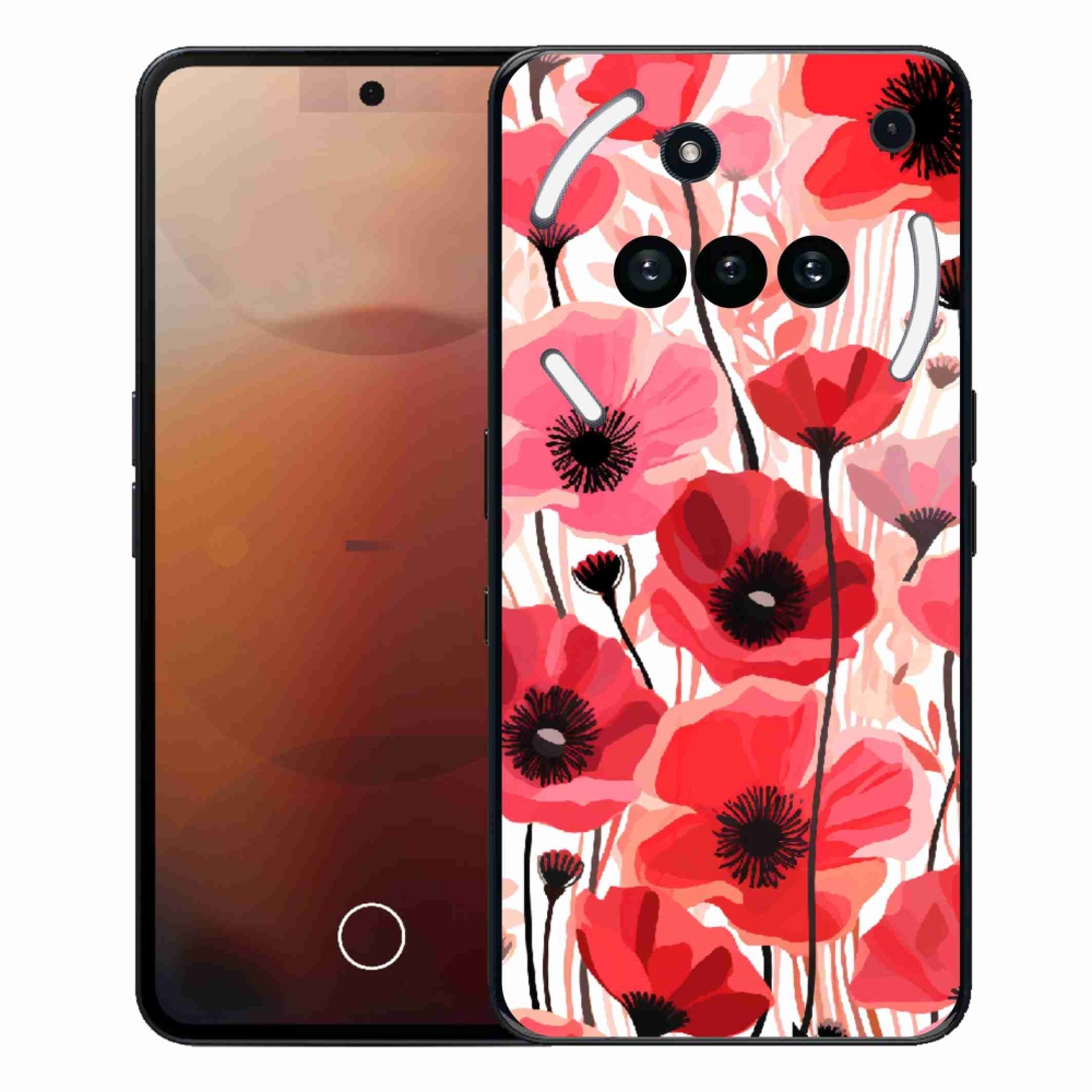 Zselés tok mmCase a Nothing Phone-hoz (3a) - mákos 1