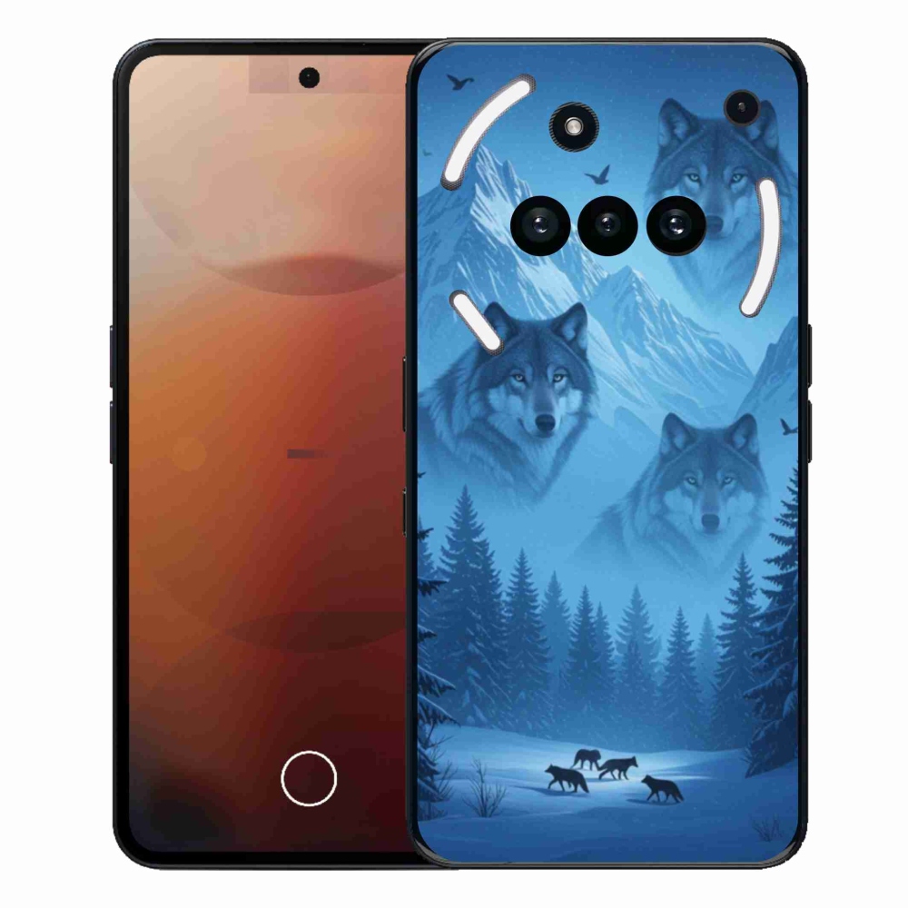 Zselés tok mmCase a Nothing Phone-hoz (3a) - farkas csomag